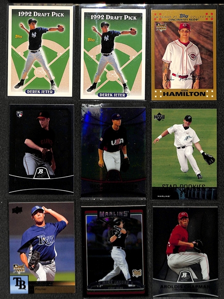 Lot of 300+ Baseball Cards - Mostly Stars & Rookies - w. Jeter