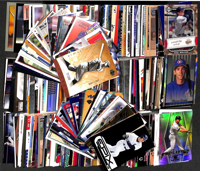 Lot of 375+ Star & Insert Baseball Cards w. Mantle