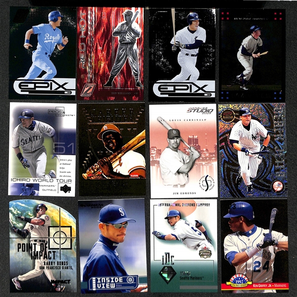 Lot of 375+ Star & Insert Baseball Cards w. Mantle