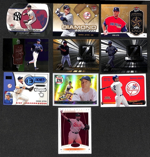 Lot of 375+ Star & Insert Baseball Cards w. Mantle