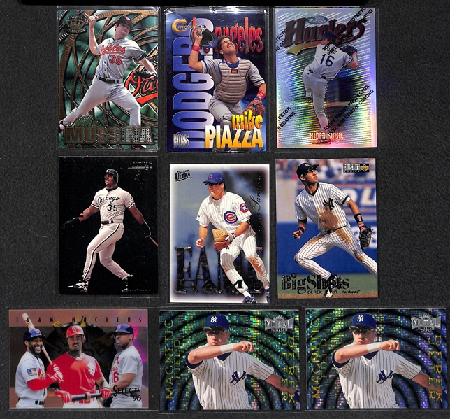 Lot of 375+ Baseball Insert Cards - Mostly Mid- to Late 1990s - Including Jeter