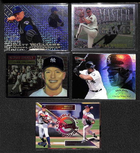 Lot of 375+ Baseball Insert Cards - Mostly Mid- to Late 1990s - Including Jeter