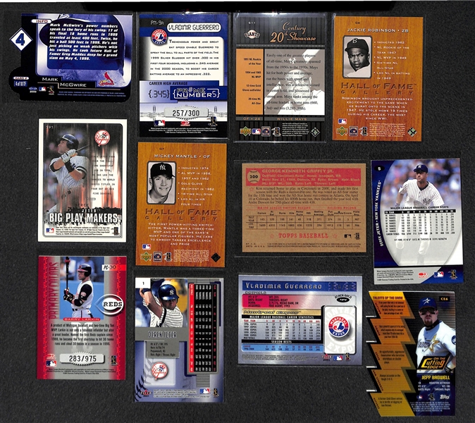 400+ Baseball Stars & Inserts Baseball Cards - Primarily 1999-2001