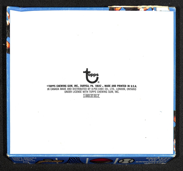 1972 Topps Football Series 2 Partially Sealed Wax Box - 11 Sealed Packs in Original Box