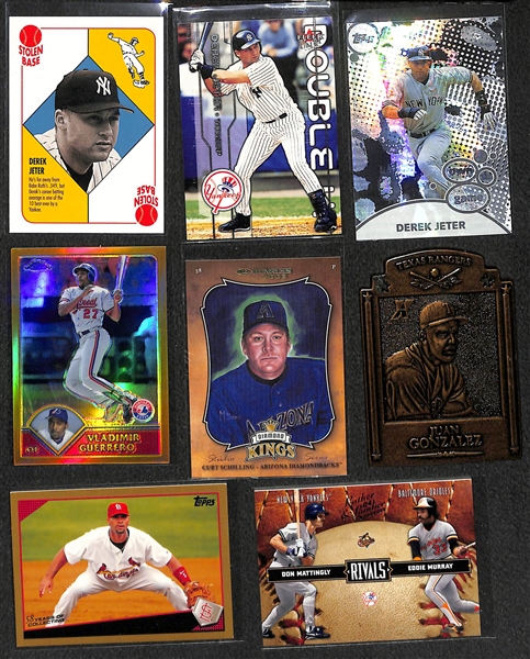 Lot of 400+ Baseball Cards - Primarily Star Insert & Numbered Cards - w. Jeter