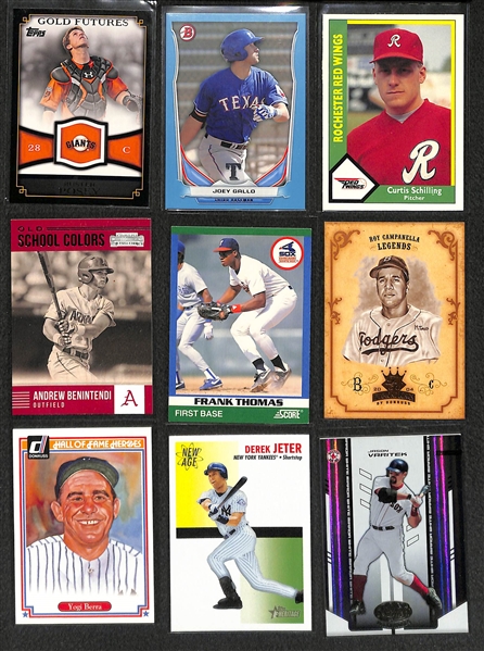 Lot of 400+ Baseball Cards - Primarily Star Insert & Numbered Cards - w. Jeter