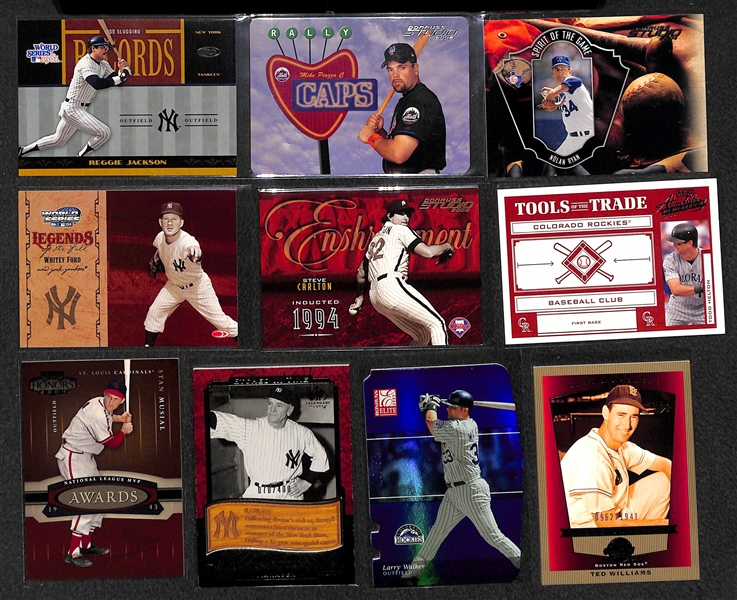 Lot of 400+ Baseball Cards - Primarily Star Insert & Numbered Cards - w. Jeter