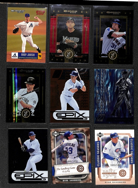 Lot of 350+ Baseball Cards - Primarily Star Insert Cards from 2005-2007 - w. Nolan Ryan