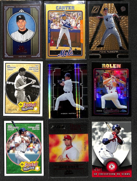 Lot of 350+ Baseball Cards - Primarily Star Insert Cards from 2005-2007 - w. Nolan Ryan