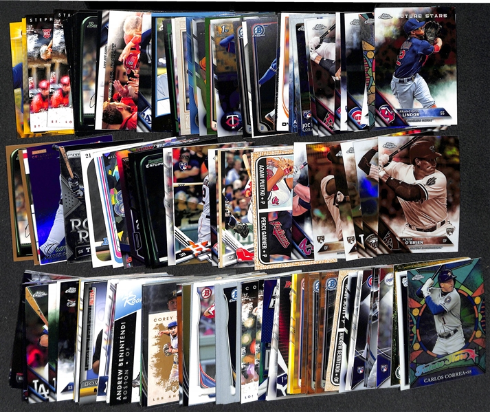 Lot of 170+ Baseball Rookie & Star Cards w. Corey Seager Rookie Card