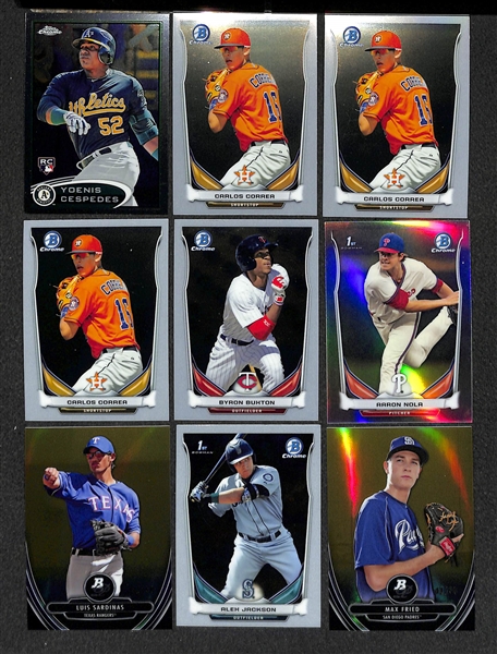 Lot of 170+ Baseball Rookie & Star Cards w. Corey Seager Rookie Card