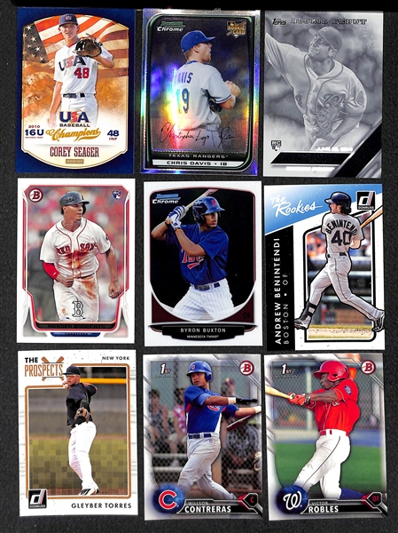 Lot of 170+ Baseball Rookie & Star Cards w. Corey Seager Rookie Card
