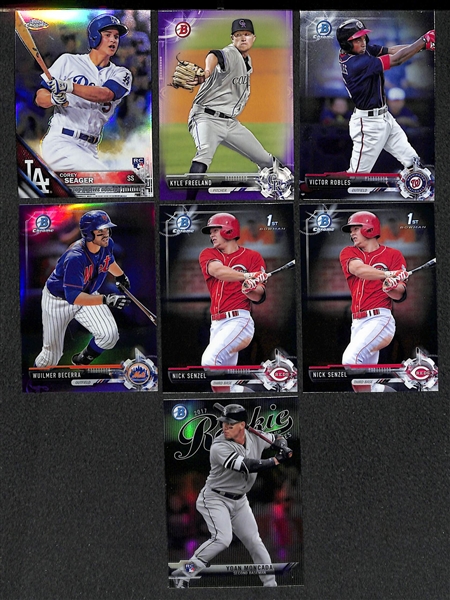 Lot of 170+ Baseball Rookie & Star Cards w. Corey Seager Rookie Card