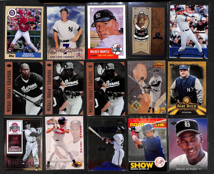 Lot of 300+ Baseball Cards - Mostly Stars & Rookies - w. Trout