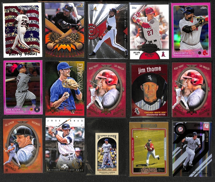 Lot of 300+ Baseball Cards - Mostly Stars & Rookies - w. Trout