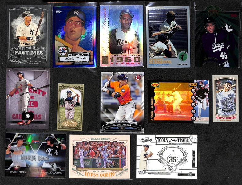 Lot of 300+ Baseball Cards - Mostly Stars & Rookies - w. Trout