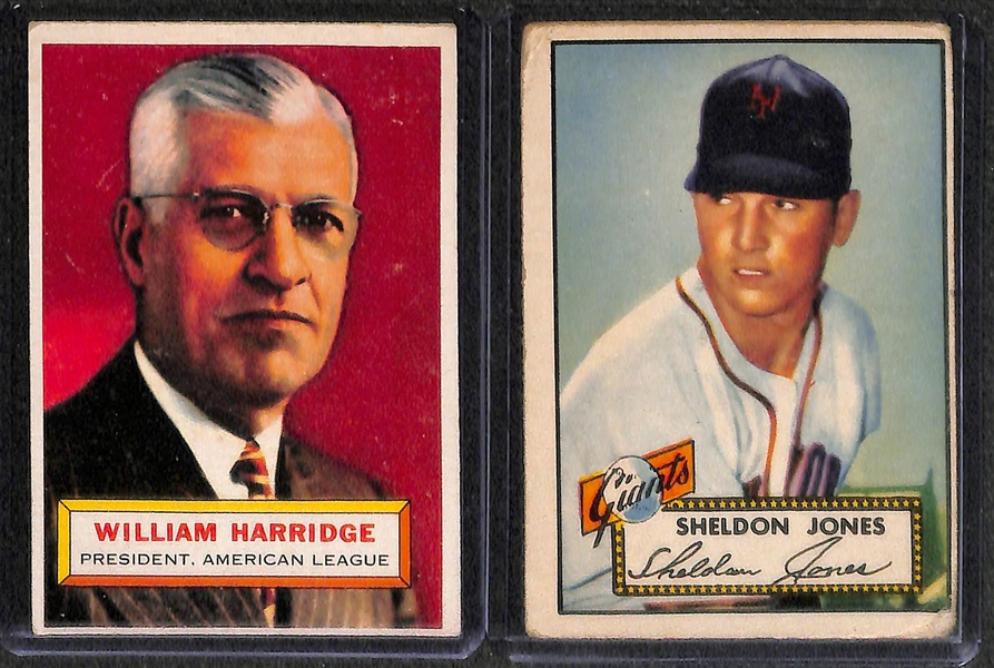 Lot of 2 - 1950 Bowman Baseball & 7 - 1952 Topps Baseball w. Slaughter