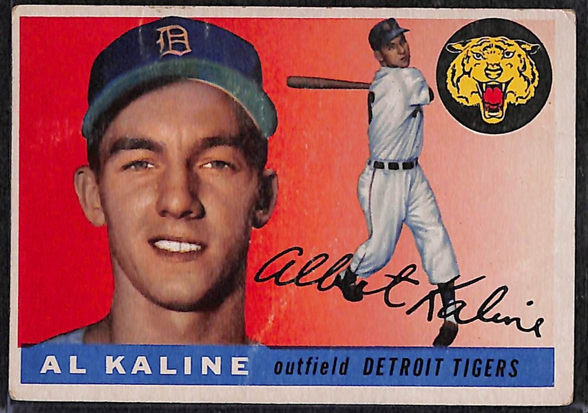 Lot of 80 - 1955 Topps Baseball Cards w. Al Kaline