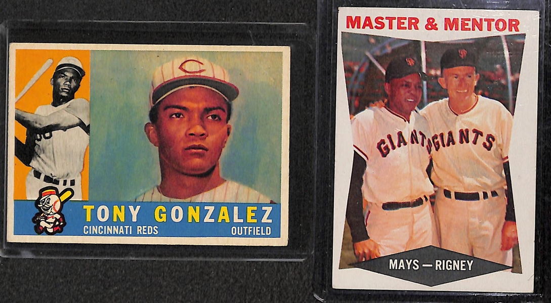 Lot of 175+ 1960 Topps Baseball Cards w. Ernie Banks