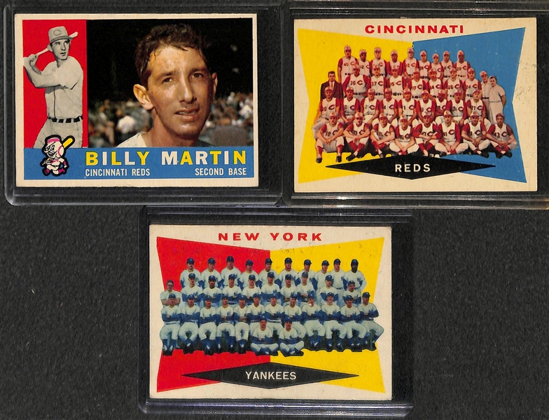 Lot of 175+ 1960 Topps Baseball Cards w. Ernie Banks