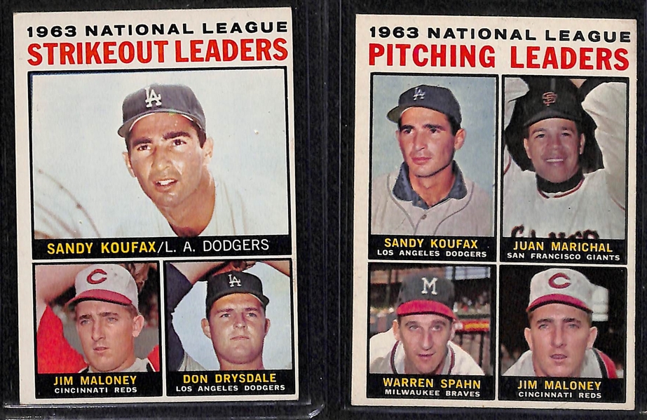 Lot of 80 - 1964 Topps Baseball Cards w. Lou Brock