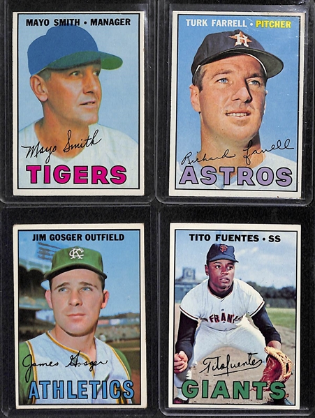 Lot of 95 - 1966 & 25 - 1967 Topps Baseball Cards w. 1966 Jim Palmer Rookie Card