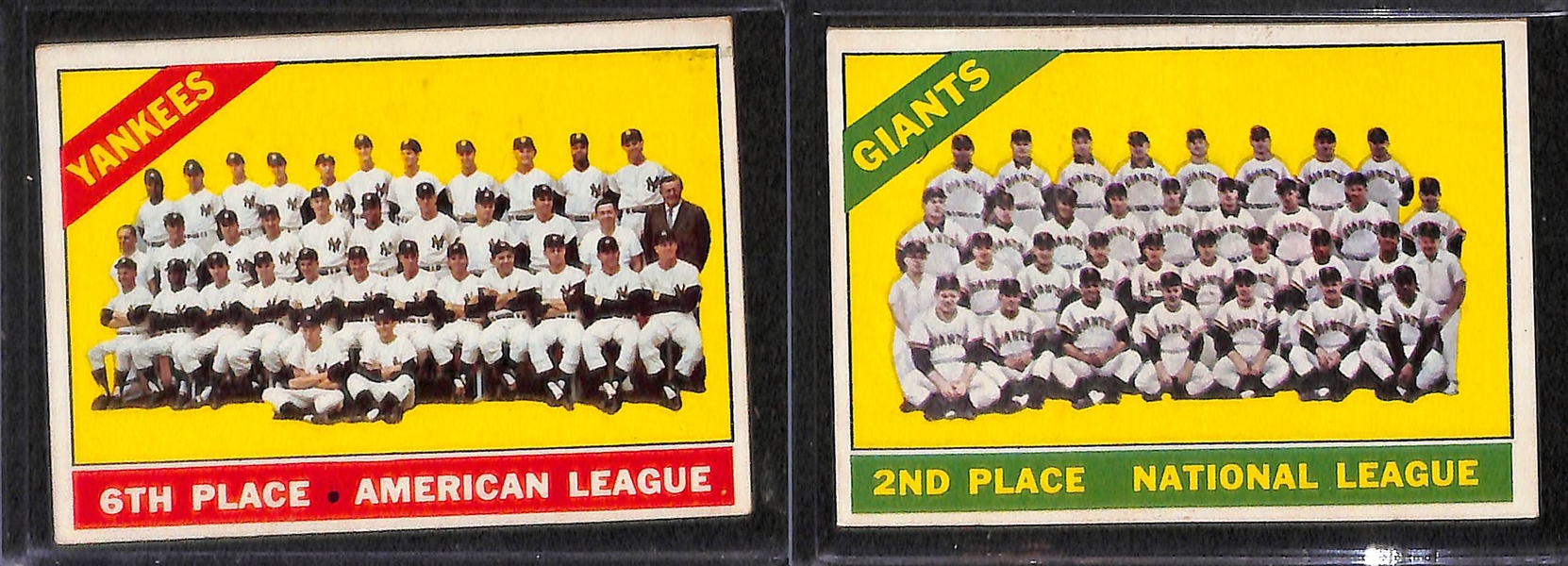 Lot of 18 - 1966 Topps Baseball Cards w. Mays & Clemente