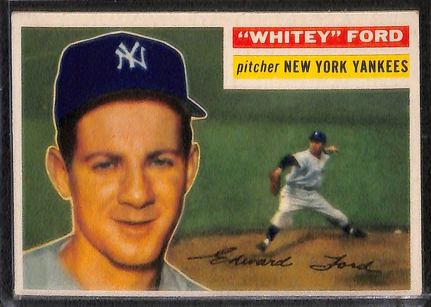 Lot of 6 - 1956 Topps Cards w. Jackie Robinson & Duke Snider