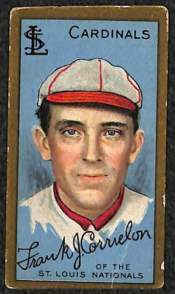 Lot of (3) 1911 T205 Tobacco Baseball Cards (George Gibson, John Miller, and Frank Corridon)