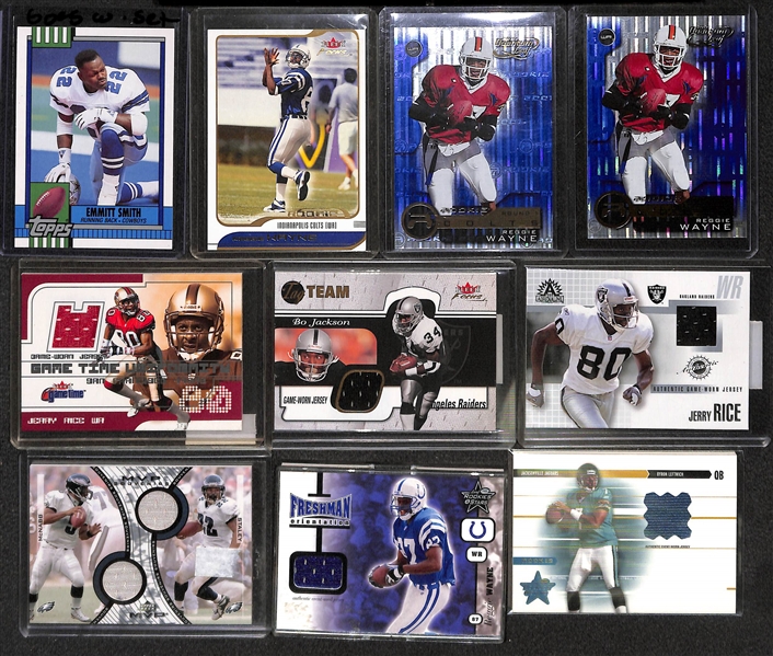 Lot of 2000+ Football Cards Including 35 Graded Cards, 10 Autograph Cards, 13 Relics
