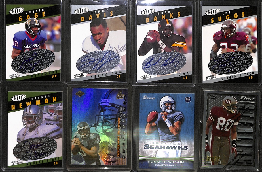 Lot of 2000+ Football Cards Including 35 Graded Cards, 10 Autograph Cards, 13 Relics