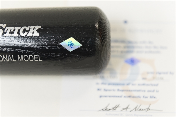 Chase Utley Autographed Rawlings Big Stick Professional Model Baseball Bat - BC Collectibles COA