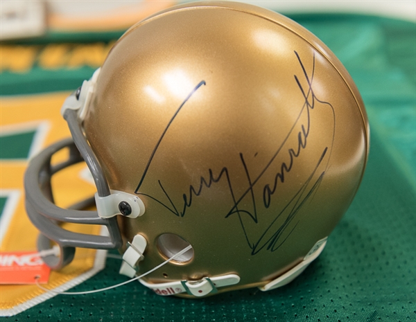 joe theismann signed football