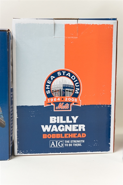 Lot of (9) Baseball Bobble Heads, Figures, & Stein (Inc. Babe Ruth & Derek Jeter) and a Reggie Jackson Signed Baseball Card (UDA)