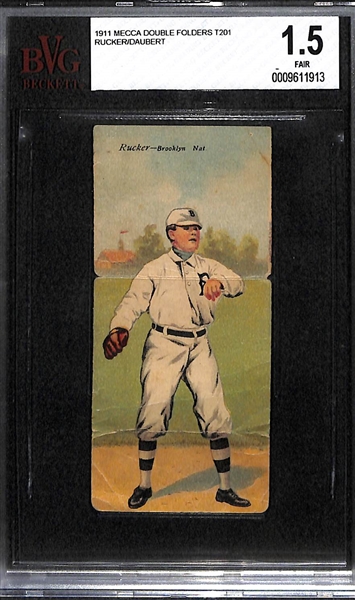 1911 Mecca Double Folder T201 - Rucker and Daubert Graded BVG 1.5