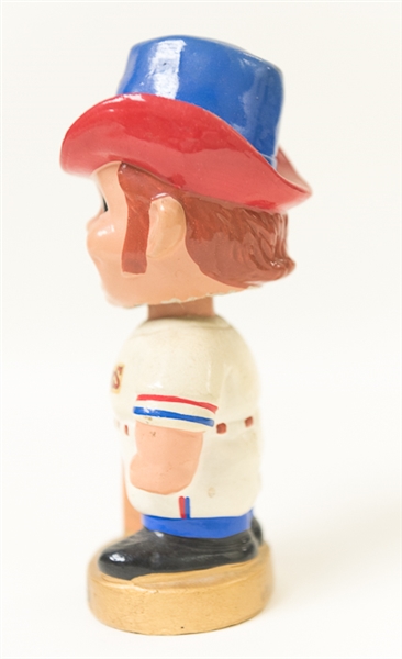 Early 1970s Texas Rangers Bobble Head with Cowboy Hat