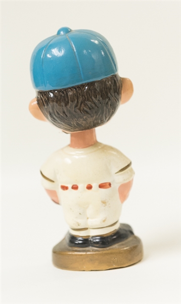 Early 1970s Milwaukee Brewers Bobble Head with Round Gold Base