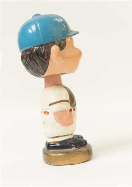 Early 1970s Milwaukee Brewers Bobble Head with Round Gold Base