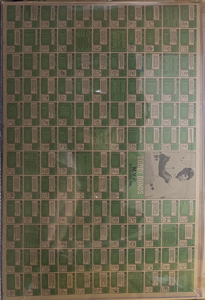 1974 Topps Baseball Uncut Sheet w. Pete Rose & Mike Schmidt