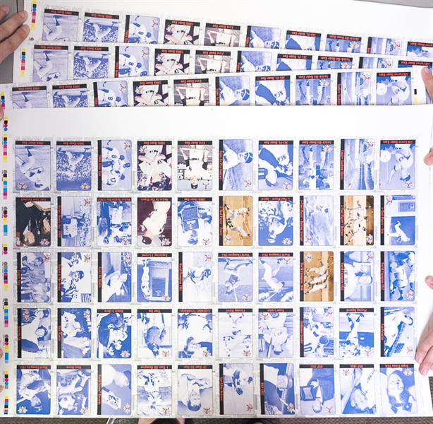 Lot of 4 Uncut Mickey Mantle Cooperstown Collection Uncut Sheets