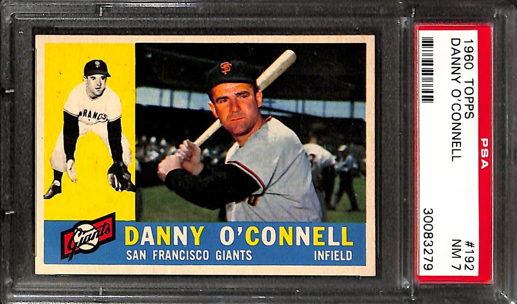 Lot of 4 - PSA 7 Baseball Cards - 1959 & 1960 w. Whammy Douglas