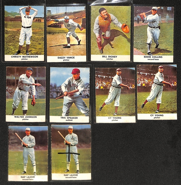 Lot of 113 Baseball & Football Cards from 1956 - 1974 w. 1961 Golden Press Ruth