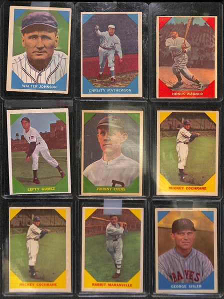 Lot of 113 Baseball & Football Cards from 1956 - 1974 w. 1961 Golden Press Ruth