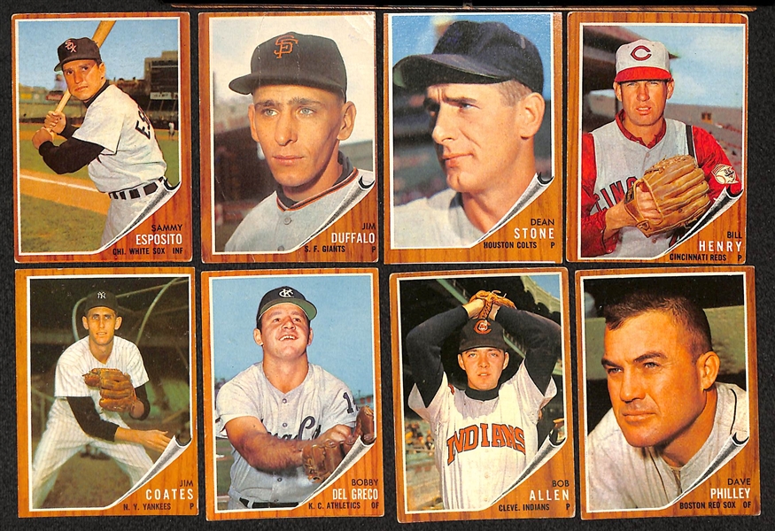 Lot of 140+ Topps Baseball Cards w. Sandy Koufax