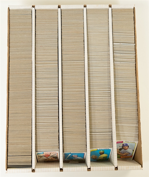 Lot of 4000+ 1980 Topps Baseball Cards