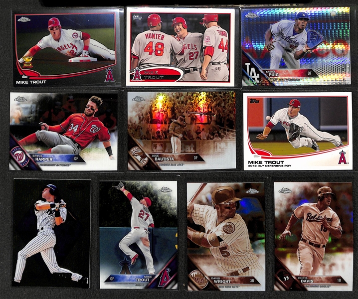 Lot of 400+ Baseball Cards - Primarily Stars & Hall of Famers - w. Jeter