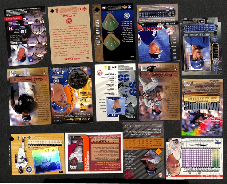 Lot of 400+ Baseball  Cards - Mostly Stars and Hall of Famers from Late 1990s & Early 2000s - w. Jeter