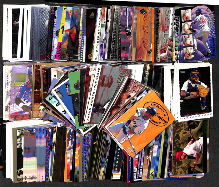 Lot of Over 400 Baseball Cards - Mostly Stars & Inserts from 1994 & 1995 - w. Jeter