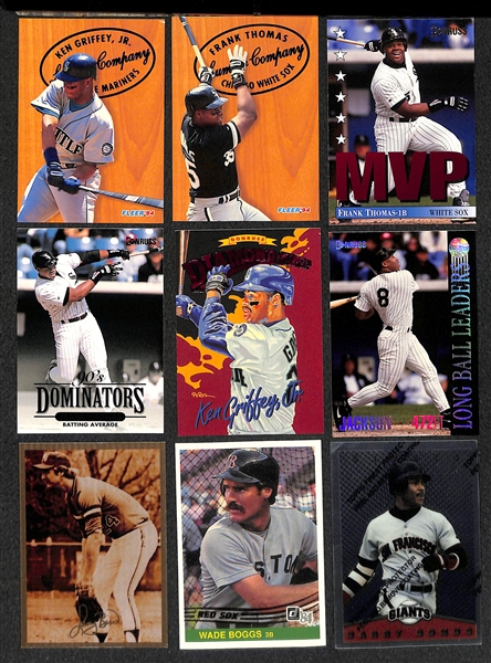 Lot of Over 400 Baseball Cards - Mostly Stars & Inserts from 1994 & 1995 - w. Jeter
