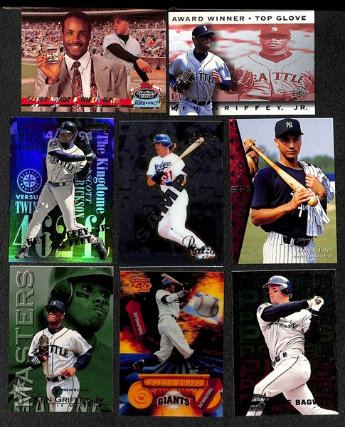 Lot of Over 400 Baseball Cards - Mostly Stars & Inserts from 1994 & 1995 - w. Jeter